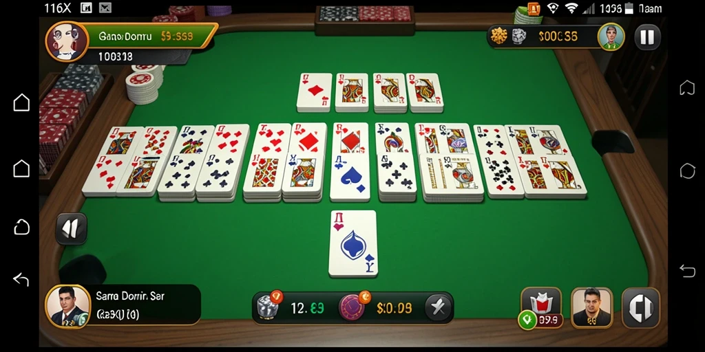 Tampilan gameplay seru dalam 116X yang menarik.