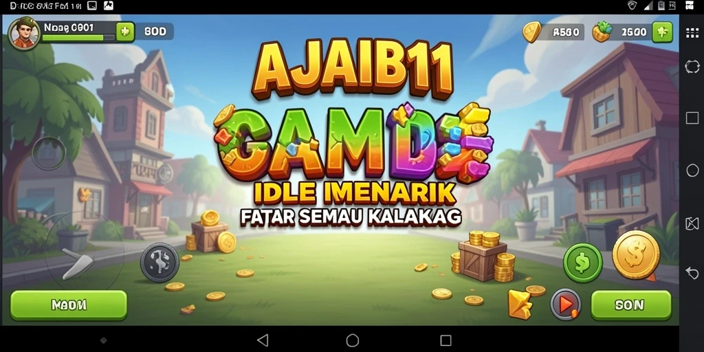 Tampilan gameplay seru AJAIB11 yang santai dan menantang.