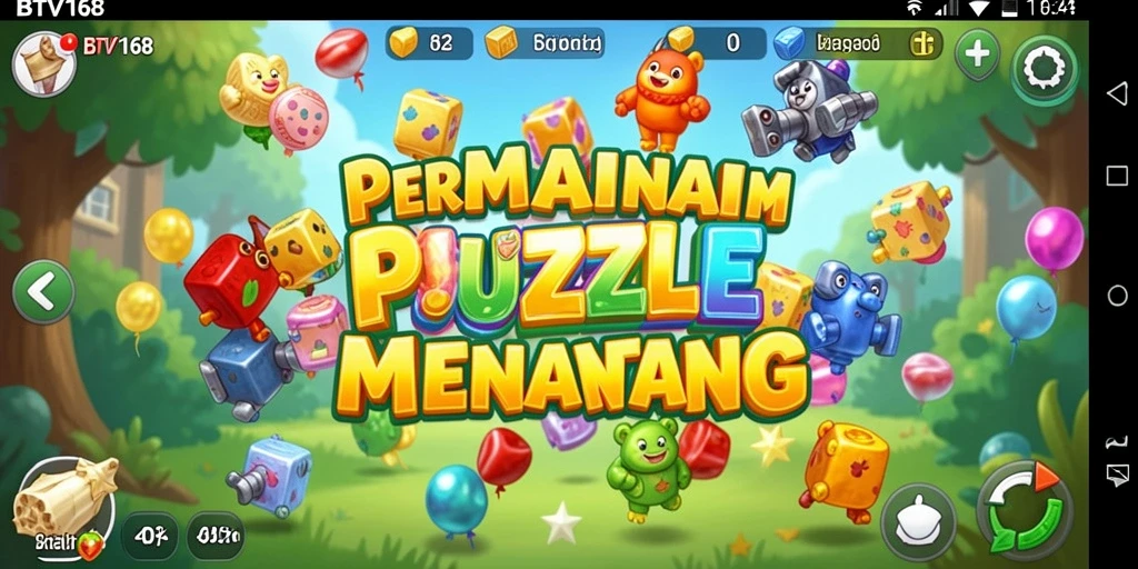Tangkapan layar gameplay BTV168 yang menampilkan berbagai puzzle menarik.