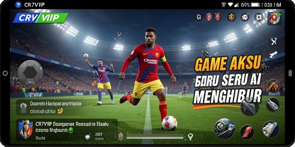 Tangkapan layar CR7VIP menunjukkan gameplay aksi menegangkan di arena pertempuran.