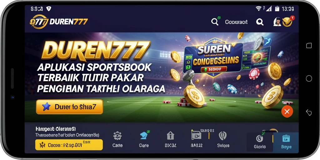 Tampilan screenshot DUREN777 dengan antarmuka taruhan olahraga yang menarik.