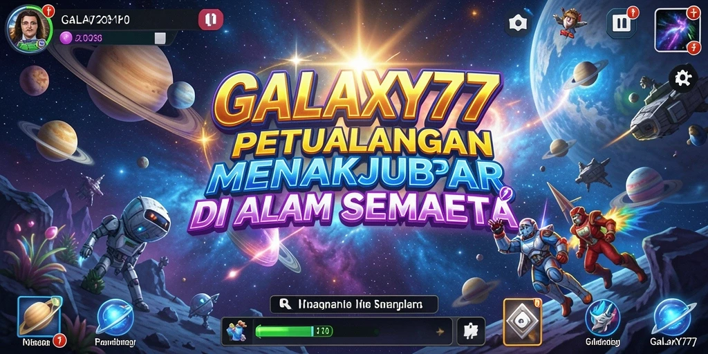 Tangkap momen seru saat menjelajahi galaksi dalam GALAXY77.