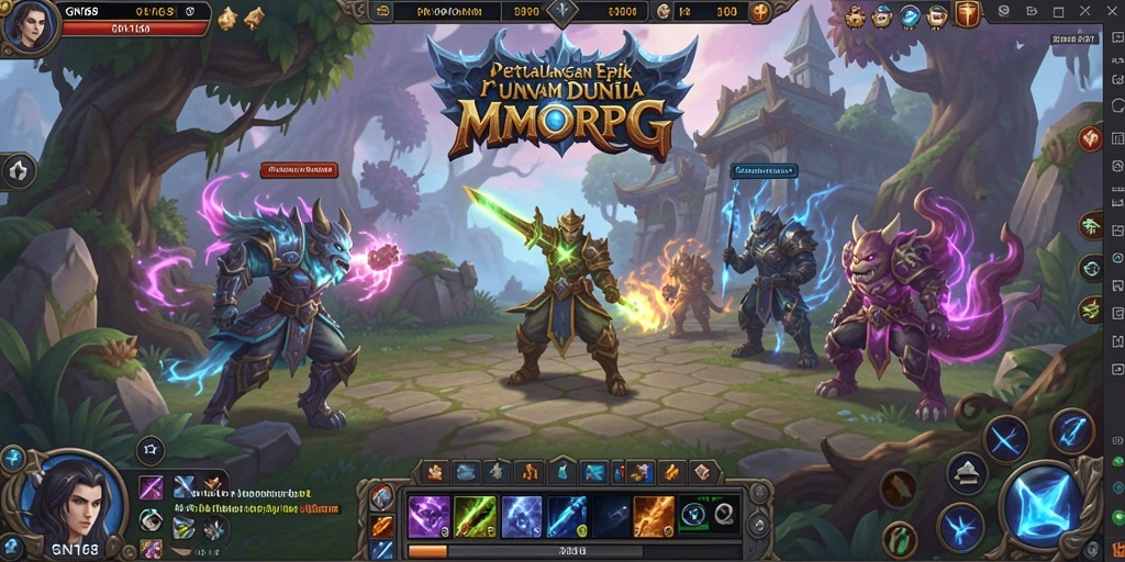 Screenshot menunjukkan aksi pertempuran seru dalam <strong>GN168</strong>
