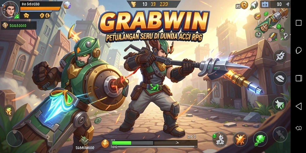Tampilan gameplay menarik dari GRABWIN dalam dunia ARPG yang penuh petualangan.