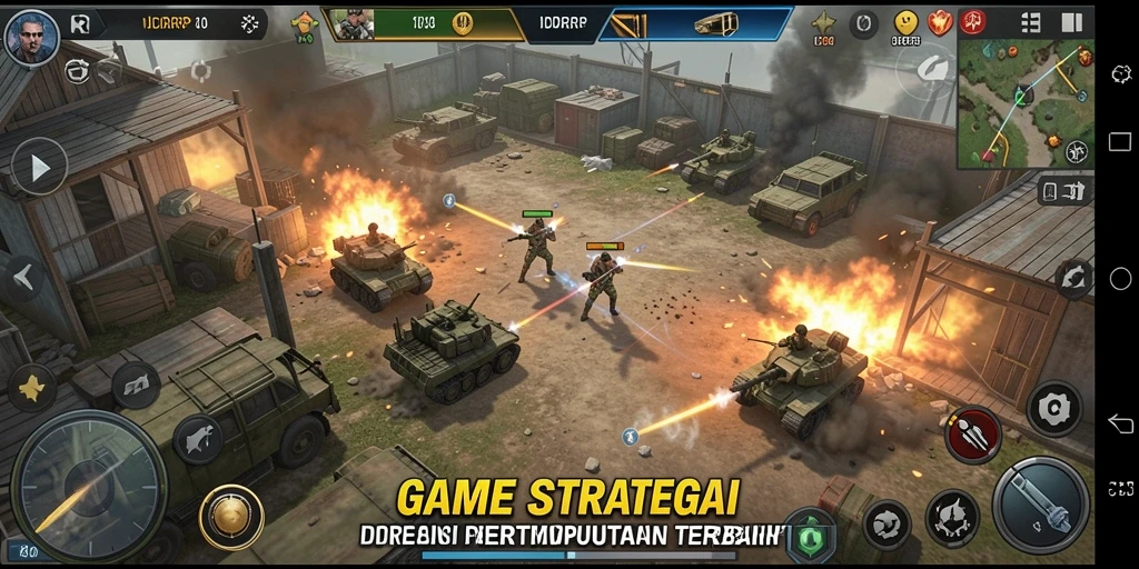 Tampilan gameplay seru dan menantang dalam IDRRP.