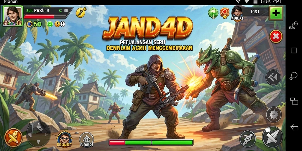 Tampilan gameplay <strong>JANDA4D</strong> yang seru dan mendebarkan.