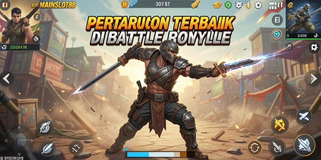 Gameplay seru dari MAINSLOT88 saat pertarungan Battle Royale.