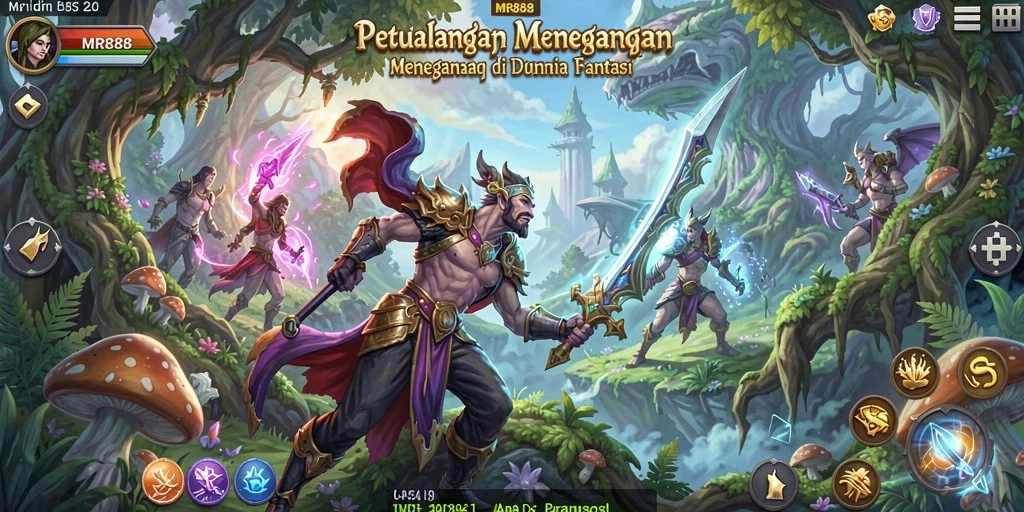 Tangkapan layar gameplay menampilkan aksi mendebarkan dalam MR888.