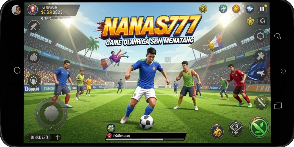 Tampilan utama gameplay olahraga di NANAS777 yang seru dan kompetitif.