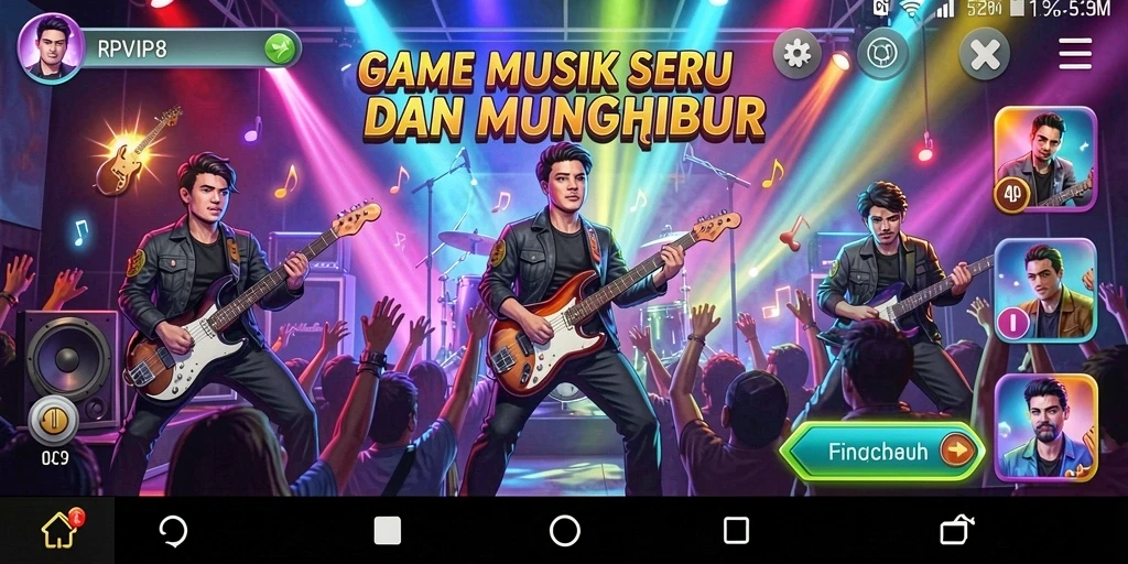 Tangkapan layar gameplay RPVIP8 yang seru dan penuh warna.