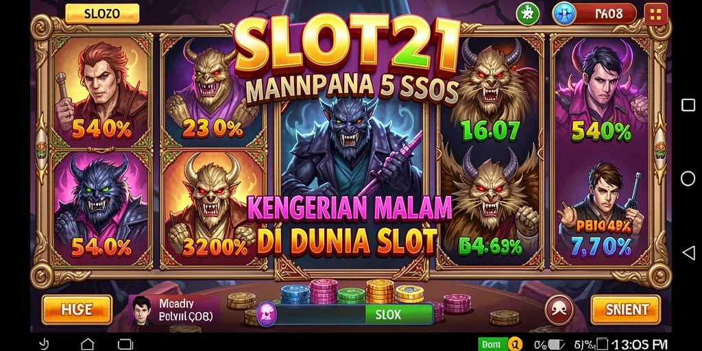 Screenshot menampilkan pengalaman seram di SLOT21 dengan gameplay yang mendebarkan.