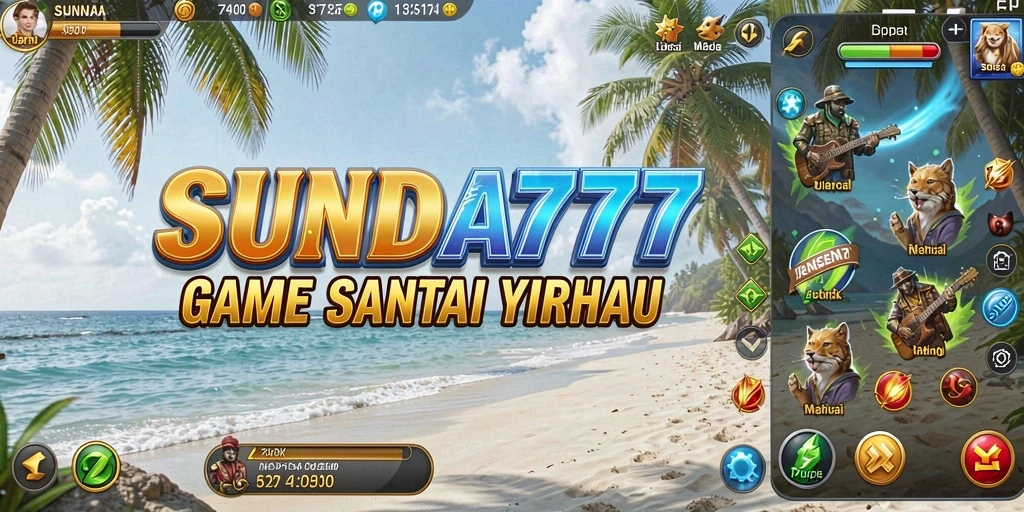 Tampilan gameplay SUNDA777 yang penuh warna dan menarik.