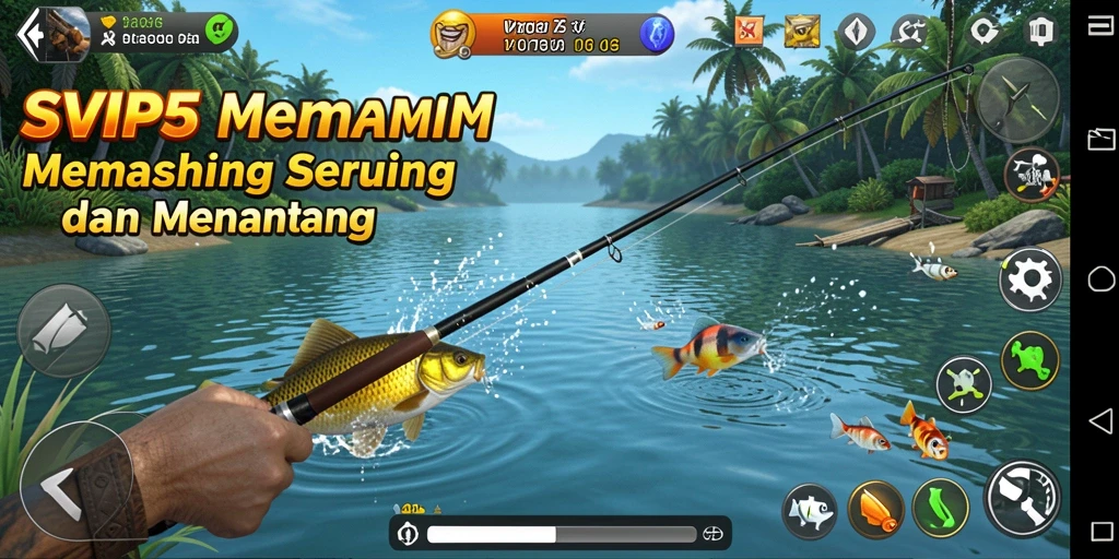 Tangkapan ikan yang spektakuler dalam SVIP5.